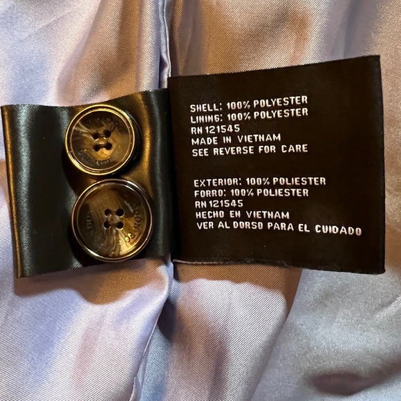 LONDON FOG Removable Hooded Midi Trench Coat Size S - Picture 8 of 8